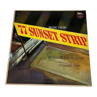 Music From 77 Sunset Strip LP Vinyl Aaron Bell Orchestra Lion L70116 Jazz TV