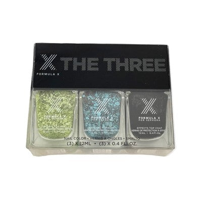 Sephora Formula X The Three Nail Colors Polishes Set Blast Off Boom Maniacal New