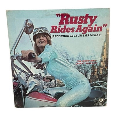 Rusty Warren Rusty Rides Again LP Vinyl Jubilee JGM 2064 Adult Comedy Live Vegas