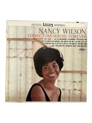 Nancy Wilson Today Tomorrow Forever Vinyl LP Capitol Stereo Jazz Vocal VG G+