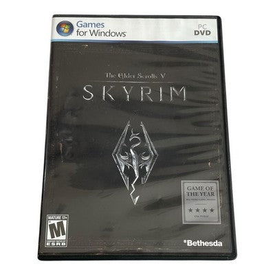 The Elder Scrolls V Skyrim PC DVD Game Windows Bethesda 2011 GOTY VG