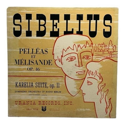 LP Jean Sibelius Jussi Jalas - Pelleas et Melisande Vinyl Record