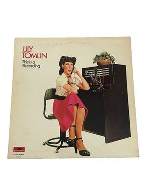 Lily Tomlin This Is a Recording LP Vinyl Polydor 24-4055 1971 Comedy Grammy