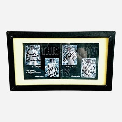 Little Anthony & The Original Imperials Signed Framed Photos
