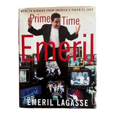 Emeril Lagasse Prime Time Cookbook Celebrity Chef Recipes 290 Pages VG