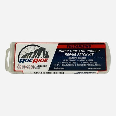 RocRide 16-PC Bicycle Inner Tube & Rubber Repair Patch Kit PK-01 NIB