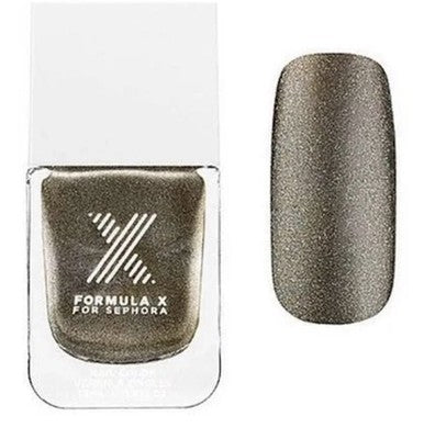 Sephora Formula X Nail Polish Nail Lacquer Nail Color CONNECTIVITY Gold Grey New