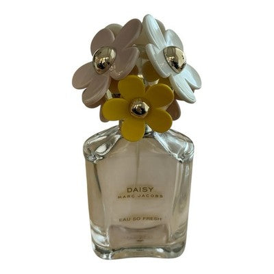 Marc Jacobs Daisy Eau So Fresh Empty Perfume Bottle 4.25 oz Flowers Cap VG
