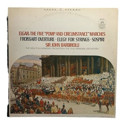 LP Sir Edward Elgar - The Five "Pomp And Circumstance" Marches Vinyl Record