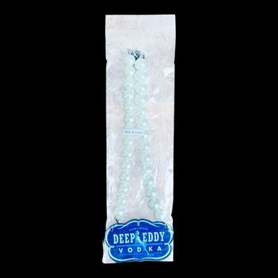 Deep Eddy Vodka White Pearl Promo Bead Necklace New in Original Packaging