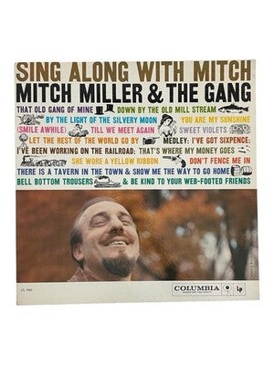 Sing Along With Mitch Miller The Gang LP Vinyl Record Columbia CL 1160 VG