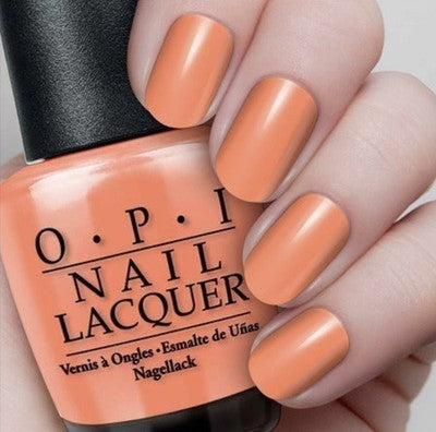 OPI Nail Lacquer Polish Where Did You Suzi’s Man-Go? Orange 0.5oz New