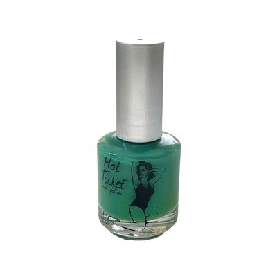 THEBALM HOT TICKET Nail Polish COUNTERFEIT Full Size 0.5 fl. oz Green New