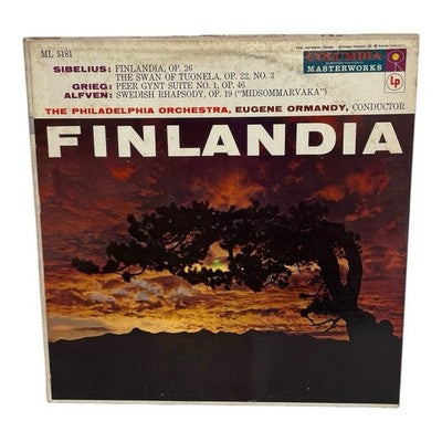 The Philadelphia Orchestra Eugene Ormandy Finlandia LP 1956 Columbia Masterworks