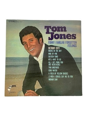 Tom Jones Funny Familiar Forgotten Feelings LP Vinyl Record Parrot VG