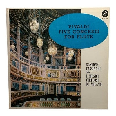 LP Antonio Vivaldi - Five Concerti for Flute Vinyl Record