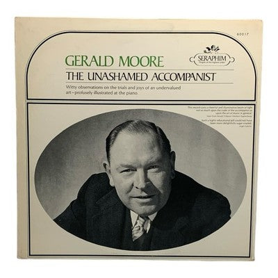 LP Gerald Moore - The Unashamed Accompanist Vinyl Record