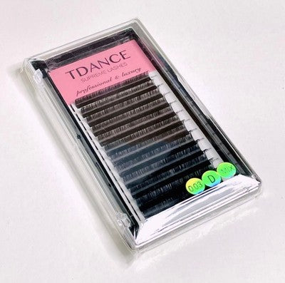 TDANCE Professional Lashes Set Luxury Supreme D Mix 0.03 8-15mm Tray NIB