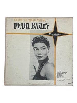 Pearl Bailey Around The World With Me LP Vinyl Guest Star G1400 VG+ Vintage