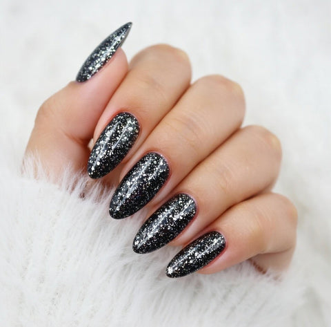 Sephora Formula X Nail Polish Meteoric Grey Black Lacquer Full Size New