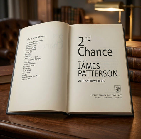 2nd Chance by James Patterson Andrew Gross 2002 1st Ed HC No DJ VG