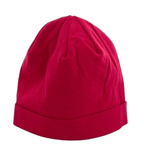Red Soft Cotton Unisex Baby Beanie Hat Size 12-18 Months NWOT