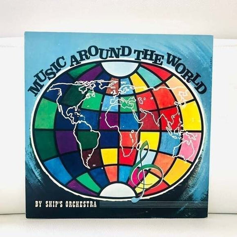 RARE! LP The Ship's Orchestra / Ferruccio Carpenetti - Music Around The World