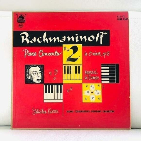 LP S. Rachmaninoff / Tonkunstler Orchestra, Felicitas Karrer - Piano Concerto #2
