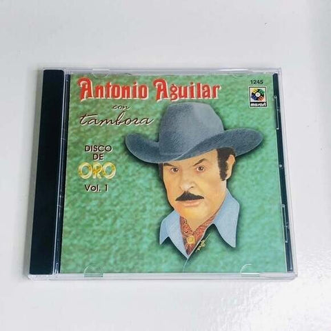 Rare! CD Antonio Aguilar – Con Tambora, Disco De Oro Vol. 1