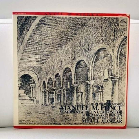 LP Miguel Alcazar - Manuel M. Ponce Musica Para Guitarra Vinyl Record