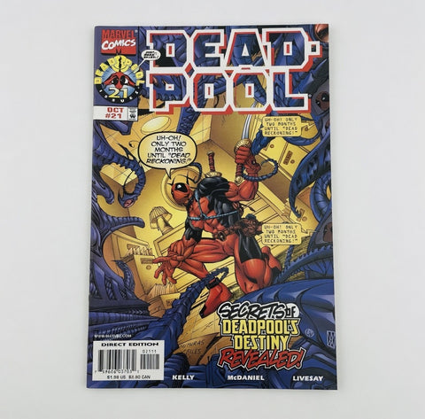 Marvel Comics Deadpool #21 Oct 1998 Secrets of Destiny Kelly McDaniel NM New