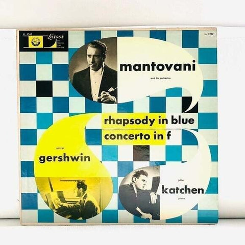 LP George Gershwin, Mantovani & His Orchestra, Julius Katchen - Rhapsody In Blue