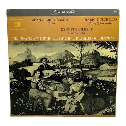 LP Jean-Pierre Rampal - Trio Sonatas By W. F. Bach Vinyl Record