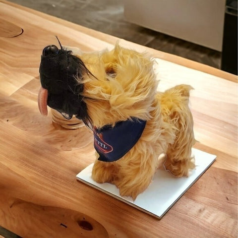Goettl Air Conditioning Wheaton Terrier Dog Mascot Sadie Plush Puppy Stuffed Dog