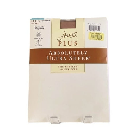 Hanes Absolutely Ultra Sheer Control Top Pantyhose Barely There One+ Nylon NIP