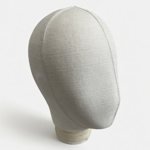 Canvas Linen Mannequin Head Display Stand Wig Hat Jewelry Holder 11" New