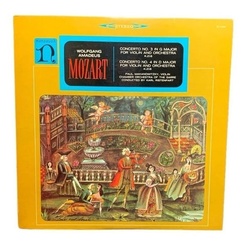 LP Wolfgang Amadeus Mozart - Concerto No. 3 In G Major For Violin And Orchestra