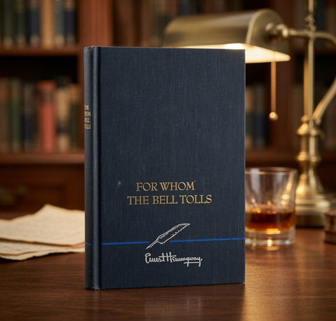 For Whom The Bell Tolls Ernest Hemingway Vintage 1940 Copyright Hardcover Good