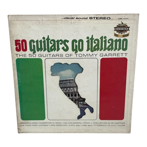 50 Guitars Of Tommy Garrett – 50 Guitars Go Italiano LP 1964 Liberty Good