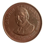 Grover Cleveland 22nd 24th President 1885-1897 Bronze Commemorative Medal Token