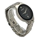 Vintage Benrus BNW745 Genuine Diamond Stainless Steel Bracelet Quartz Mens Watch