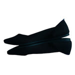 ROTHY’S The Point Black Blue Knit Pointed Toe Flats Women’s Size 9 NWOB