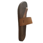 Reef Women’s Camel Brown Leather Slide Sandals Flats Size 9 New With Defect
