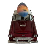 1955 Ford Thunderbird Red Diecast Model Car with Surfboard Rare Collectible