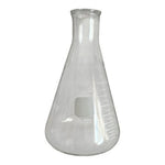 Pyrex 1000mL Erlenmeyer Flask No 4980 Stopper No 9 USA Lab Glass EXC