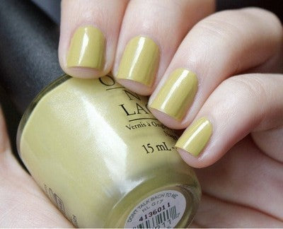 OPI DONT TALK BACH TO ME Chartreuse Nail Polish Lacquer 0.5oz New