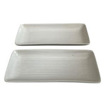 Dudson Evolution Purl Oil Vinegar Bottle 5 & Tray 8.5 Set Off White Ceramic New