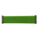 Dolce & Gabbana D&G Stainless Steel Watch Blue Leather Green Rubber Straps 3ATM