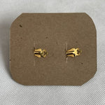 Vintage Ornate Gold-Tone and White Faux Pearl Statement Clip-On Earrings NWOT
