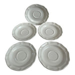 Mikasa French Countryside 6-1/4" Saucer Plates Dishes Coffee Tea F-9000 Lot of 4